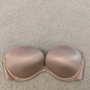Victoria’s Secret Strapless Padded Bra 36D NUDE